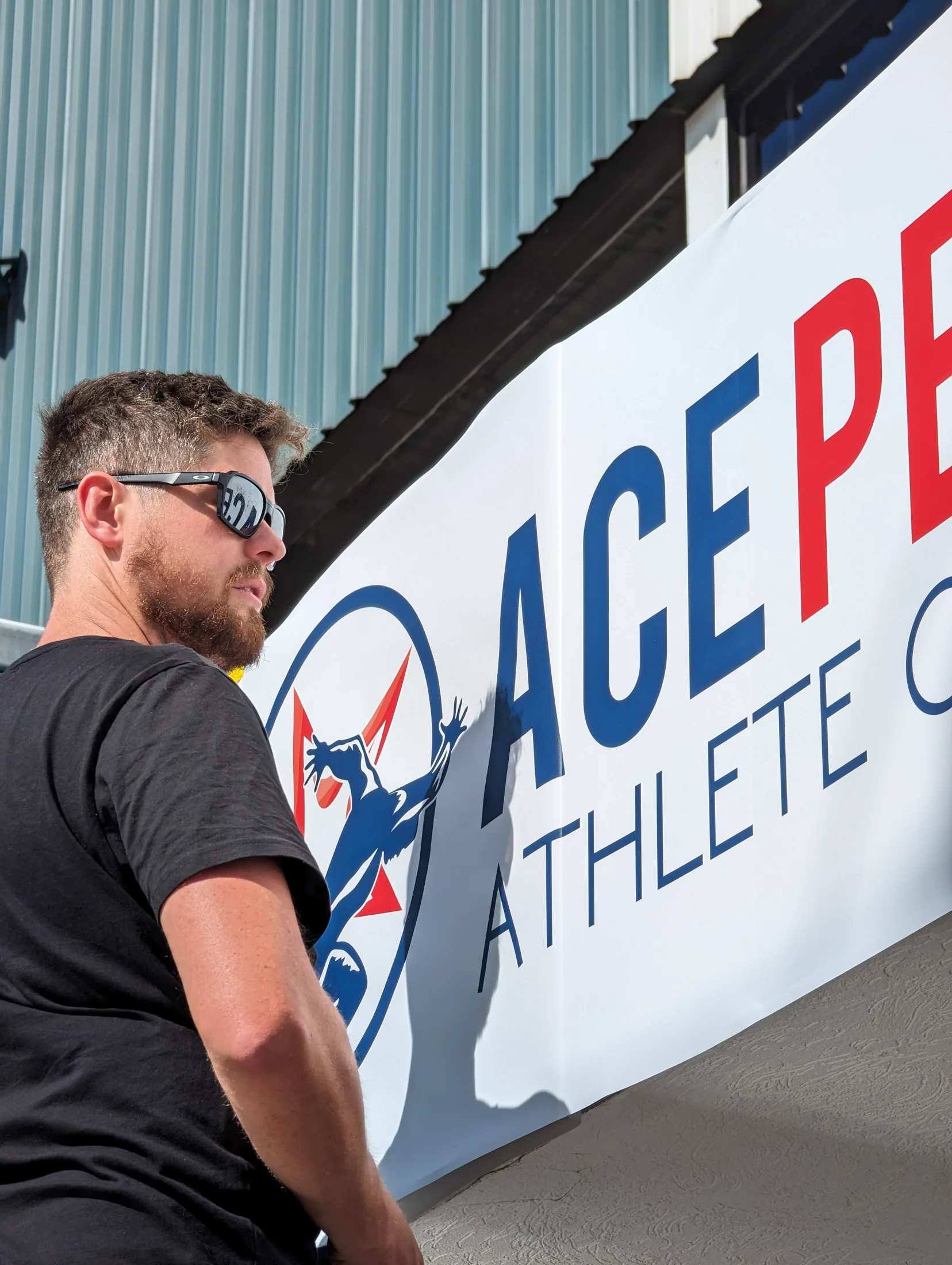ACE Performance building signage on the main frontage