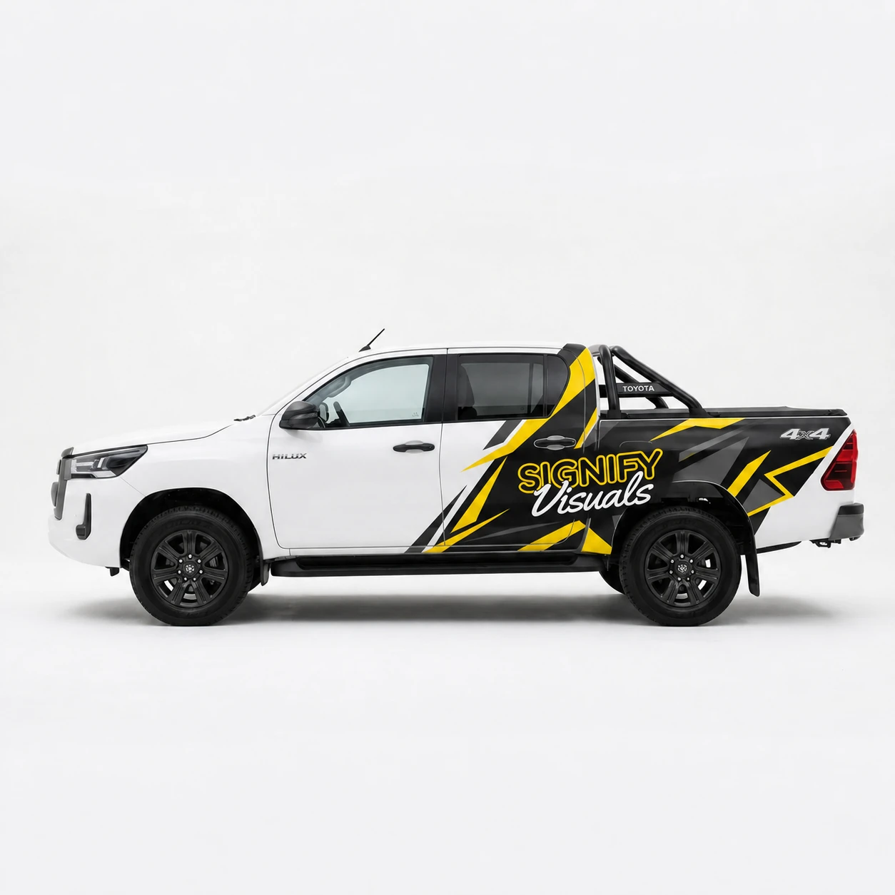 Dual Cab Partial Wrap